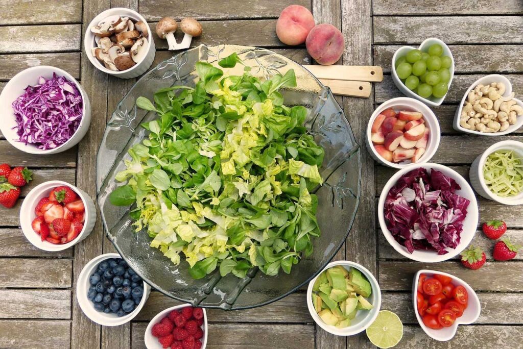 Healthy food picture for strong teeth